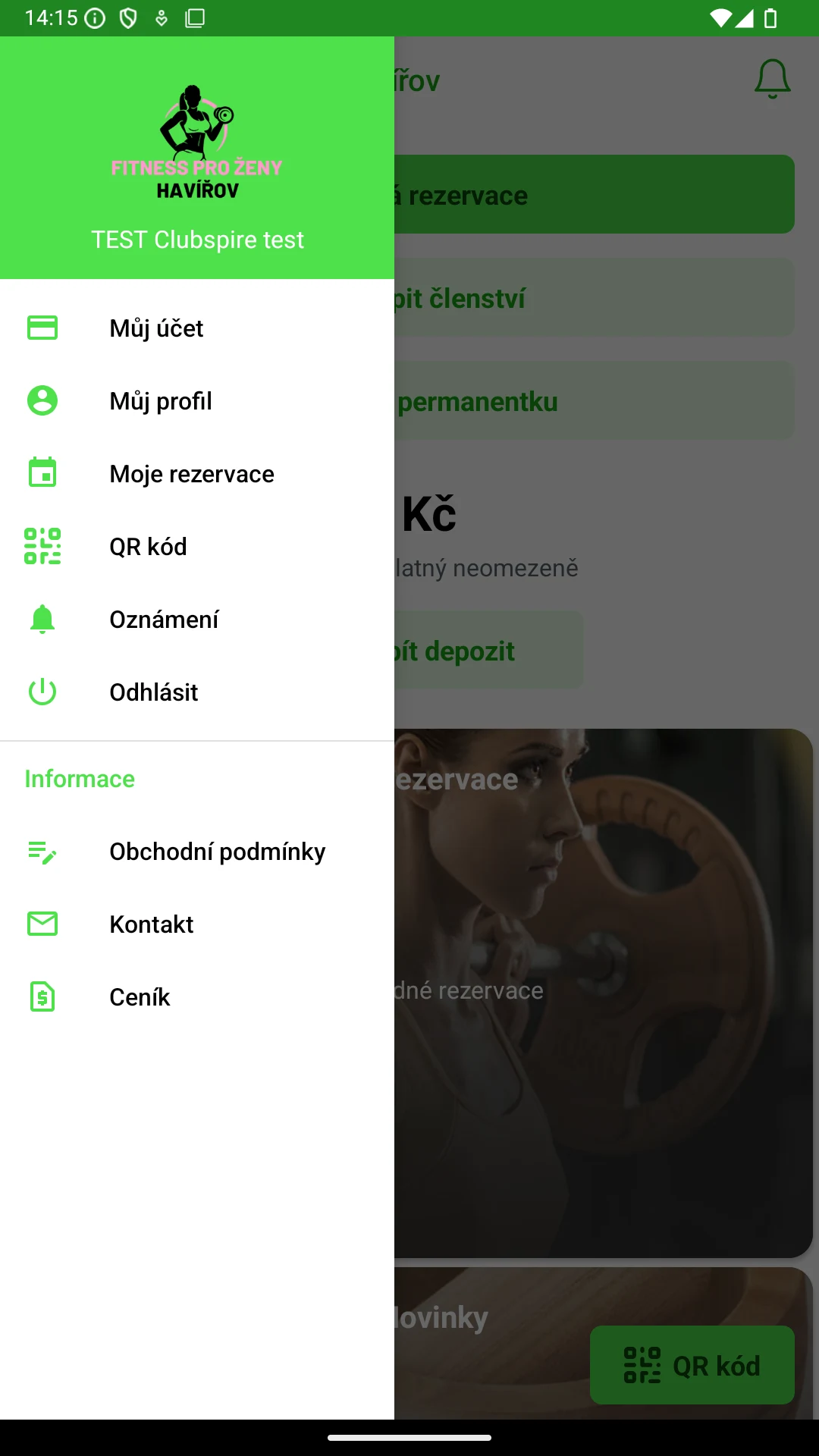 Fitness pro ženy Havířov screenshot