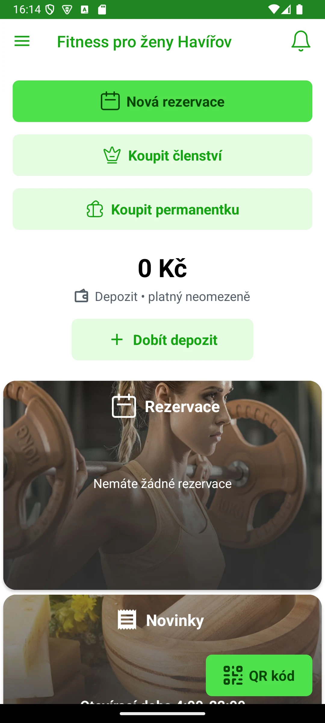 Fitness pro ženy Havířov screenshot
