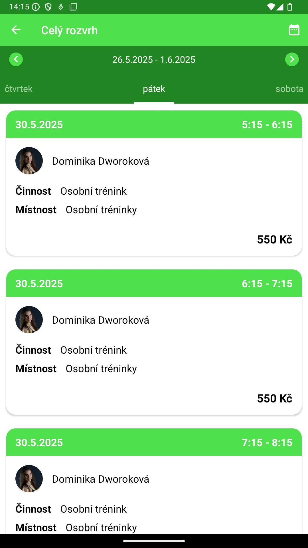 Fitness pro ženy Havířov screenshot