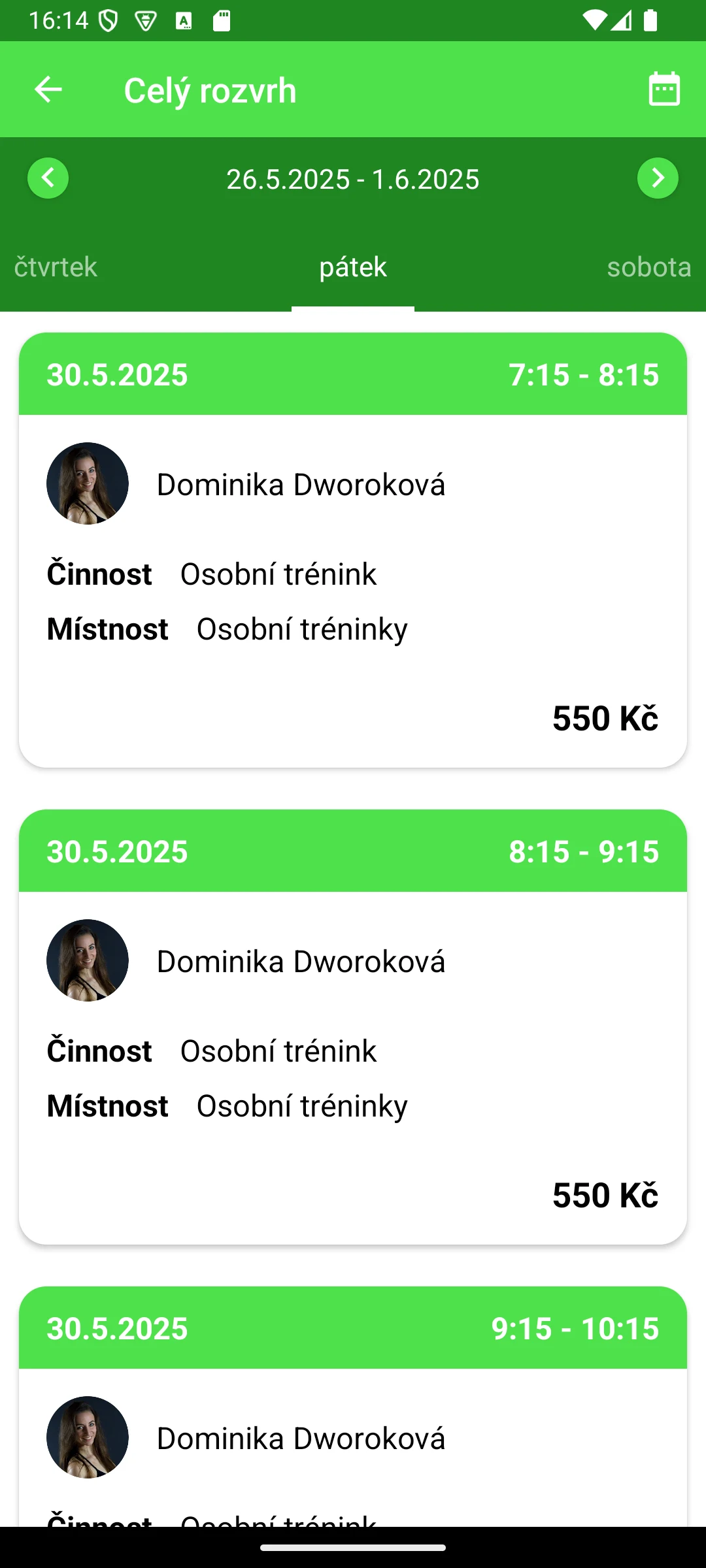 Fitness pro ženy Havířov screenshot